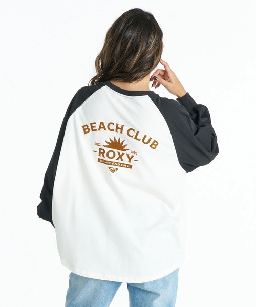 ROXY（ロキシー）の「ROXY ウィメンズ BEACH CLUB 長袖Ｔシャツ ロンT 接触冷感【2026年春夏モデル】（Tシャツ/カットソー・レディース・ベージュ/ブラック/ナチュラル/ネイビー・SMALL/LARGE/MEDIUM）」の7枚目の写真