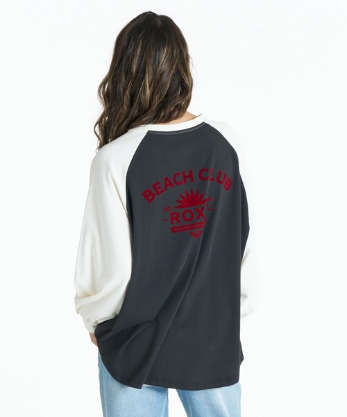 ROXY（ロキシー）の「ROXY ウィメンズ BEACH CLUB 長袖Ｔシャツ ロンT 接触冷感【2026年春夏モデル】（Tシャツ/カットソー・レディース・ベージュ/ブラック/ナチュラル/ネイビー・SMALL/LARGE/MEDIUM）」の11枚目の写真