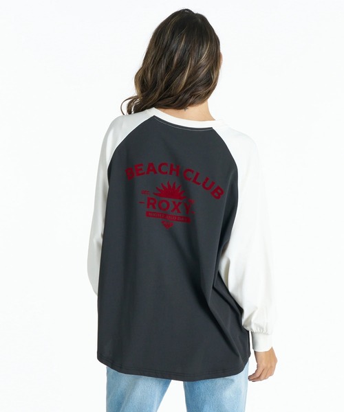 ROXY（ロキシー）の「ROXY ウィメンズ BEACH CLUB 長袖Ｔシャツ ロンT 接触冷感【2026年春夏モデル】（Tシャツ/カットソー・レディース・ベージュ/ブラック/ナチュラル/ネイビー・SMALL/LARGE/MEDIUM）」の13枚目の写真