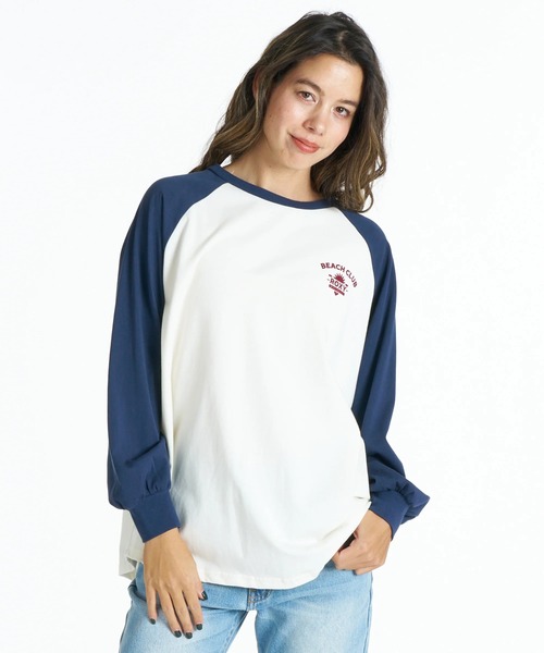 ROXY（ロキシー）の「ROXY ウィメンズ BEACH CLUB 長袖Ｔシャツ ロンT 接触冷感【2026年春夏モデル】（Tシャツ/カットソー・レディース・ベージュ/ブラック/ナチュラル/ネイビー・SMALL/LARGE/MEDIUM）」の18枚目の写真