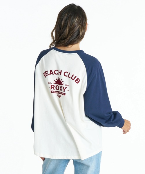 ROXY（ロキシー）の「ROXY ウィメンズ BEACH CLUB 長袖Ｔシャツ ロンT 接触冷感【2026年春夏モデル】（Tシャツ/カットソー・レディース・ベージュ/ブラック/ナチュラル/ネイビー・SMALL/LARGE/MEDIUM）」の19枚目の写真