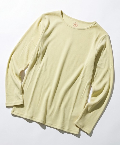 Healthknit(ヘルスニット)の「【Healthknit】26SS 2個セット 3WAY Camisole & L/S Tee Set シアーロンT&キャミ レイヤード HR26S-L304(Tシャツ/カットソー・レディース・ライム/グレー/ライトベージュ・FREE)」の4枚目の写真