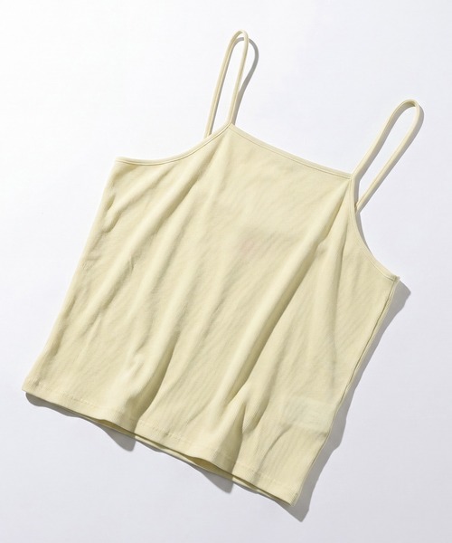 Healthknit(ヘルスニット)の「【Healthknit】26SS 2個セット 3WAY Camisole & L/S Tee Set シアーロンT&キャミ レイヤード HR26S-L304(Tシャツ/カットソー・レディース・ライム/グレー/ライトベージュ・FREE)」の5枚目の写真