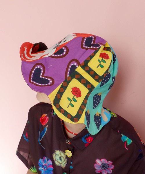 Three Four Time(スリーフォータイム)の「【ばら色の帽子】チューリップHAT(ハット・レディース・その他2/その他1・FREE)」の6枚目の写真