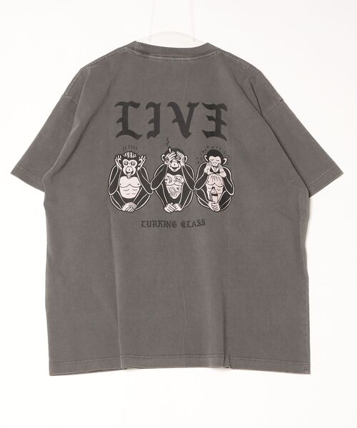 LURKING CLASS（ラーキングクラス）の「【ムラサキスポーツ限定】LURKING CLASS/ラーキングクラス 半袖 Tシャツ バックプリント ST26STM06（Tシャツ/カットソー・メンズ・ブラック/グレー・M/XL/L）」の15枚目の写真
