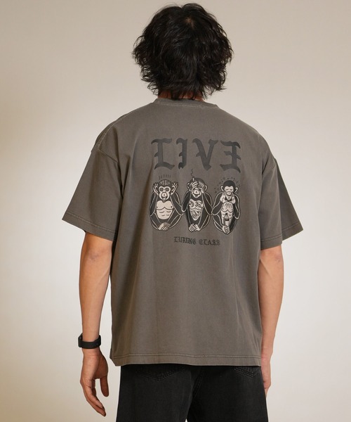 LURKING CLASS（ラーキングクラス）の「【ムラサキスポーツ限定】LURKING CLASS/ラーキングクラス 半袖 Tシャツ バックプリント ST26STM06（Tシャツ/カットソー・メンズ・ブラック/グレー・M/XL/L）」の10枚目の写真