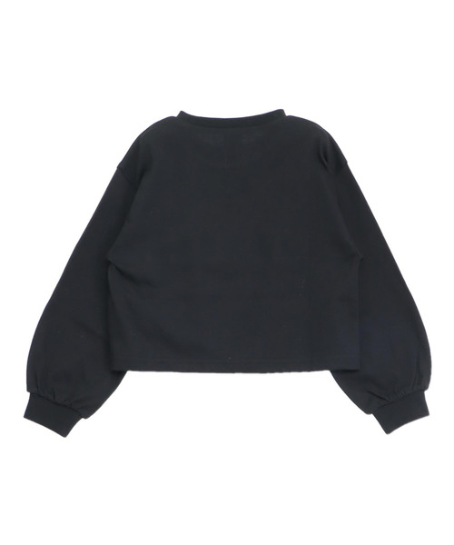 ANAP kids（アナップキッズ）の「クロップドハートプリントロンT（Tシャツ/カットソー・キッズ・ホワイト/ブラック/ラベンダー・120/130/110）」の14枚目の写真