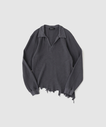 Lamrof(ラムロフ)の「LAMROF / ラムロフ THEMAL AGING P0L0(ポロシャツ)」