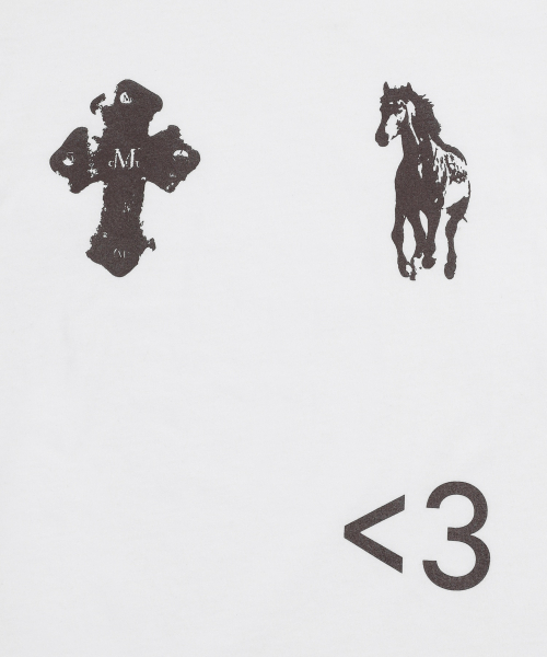 MUCENT(ムセント)の「アンティーククロスポニー長袖Tシャツ(2カラー)(Tシャツ/カットソー・レディース・ブラック/ホワイト・FREE)」の8枚目の写真