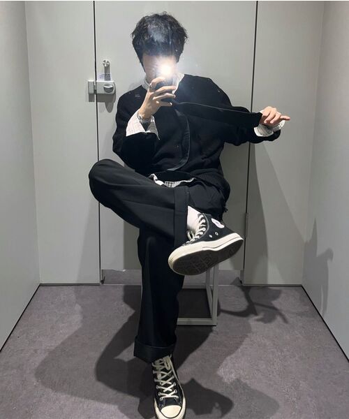 MUSINSA STANDARD（ムシンサスタンダード）の「ディストロイドリブニット[ブラック]（ニット/セーター・メンズ・その他・SMALL/MEDIUM/LARGE/X-LARGE/2XL）」の7枚目の写真
