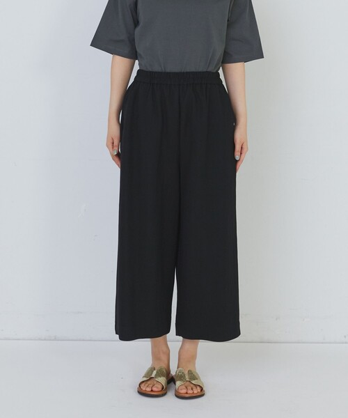 conges payes ADIEU TRISTESSE（コンジェ ペイエ アデュートリステス）の「スムースリラックスパンツ（その他パンツ・レディース・ブラック/ブラウン・FREE）」の12枚目の写真