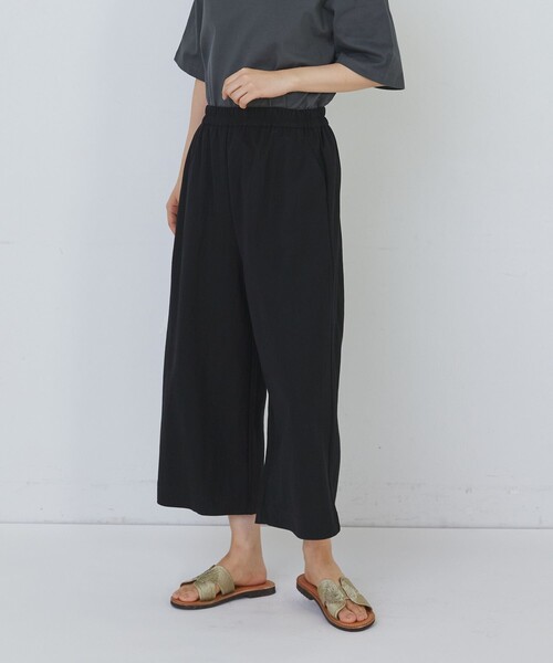 conges payes ADIEU TRISTESSE（コンジェ ペイエ アデュートリステス）の「スムースリラックスパンツ（その他パンツ・レディース・ブラック/ブラウン・FREE）」の13枚目の写真