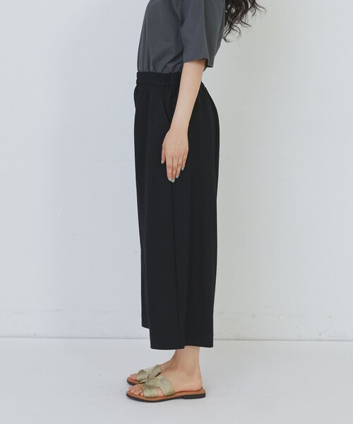 conges payes ADIEU TRISTESSE（コンジェ ペイエ アデュートリステス）の「スムースリラックスパンツ（その他パンツ・レディース・ブラック/ブラウン・FREE）」の15枚目の写真