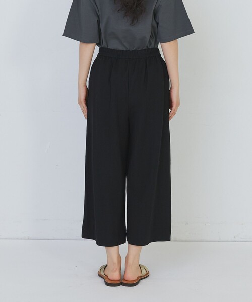 conges payes ADIEU TRISTESSE（コンジェ ペイエ アデュートリステス）の「スムースリラックスパンツ（その他パンツ・レディース・ブラック/ブラウン・FREE）」の16枚目の写真