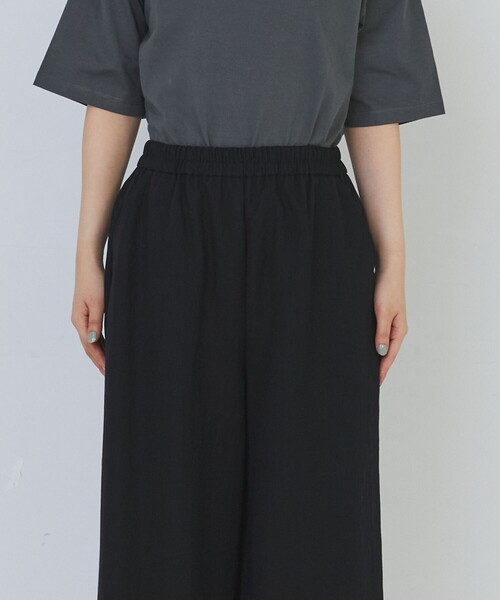 conges payes ADIEU TRISTESSE（コンジェ ペイエ アデュートリステス）の「スムースリラックスパンツ（その他パンツ・レディース・ブラック/ブラウン・FREE）」の17枚目の写真