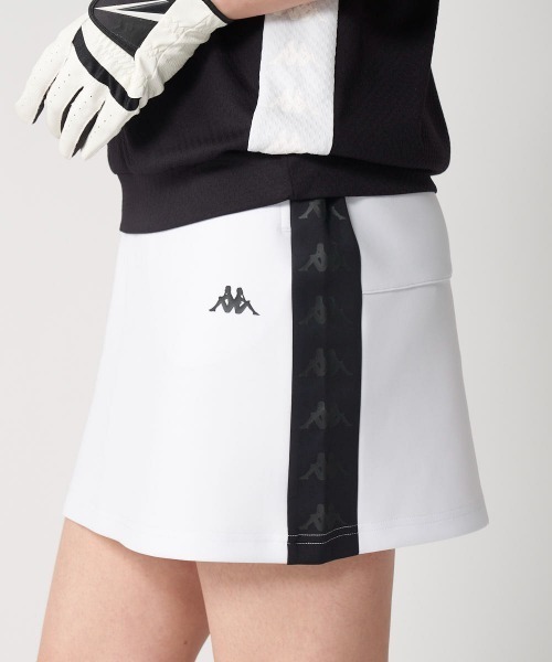 Kappa(カッパ)の「バンダロゴスカート(スカート・レディース・ホワイト/ブラック・SMALL/LARGE/X-LARGE/MEDIUM)」の4枚目の写真