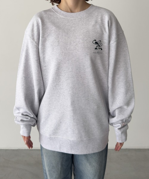 CANAL JEAN(キャナルジーン)の「Twelve12 monkey dance スウェット 裏毛(スウェット・レディース・オフホワイト/アッシュ・X-LARGE/LARGE)」の13枚目の写真