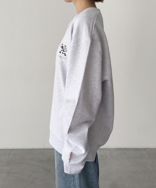 CANAL JEAN(キャナルジーン)の「Twelve12 monkey dance スウェット 裏毛(スウェット・レディース・オフホワイト/アッシュ・X-LARGE/LARGE)」の14枚目の写真