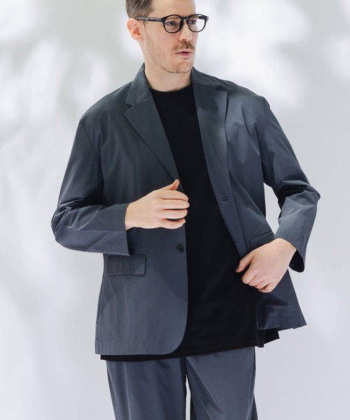 B&T CLUB(ビーティークラブ)の「ジャケット メンズ 大きいサイズ AIRYFLOW ストレッチ B&T CLUB (ビーアンドティークラブ) セットアップ可能(テーラードジャケット・メンズ・ダークグレー/ネイビー/ブラック・X1(3L~4L)/X2(4L~5L)/X3(6L~7L))」の16枚目の写真