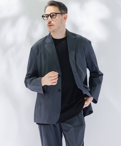 B&T CLUB(ビーティークラブ)の「ジャケット メンズ 大きいサイズ AIRYFLOW ストレッチ B&T CLUB (ビーアンドティークラブ) セットアップ可能(テーラードジャケット・メンズ・ダークグレー/ネイビー/ブラック・X1(3L~4L)/X2(4L~5L)/X3(6L~7L))」の17枚目の写真