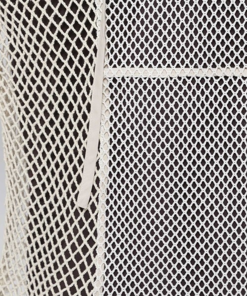 niko and...（ニコアンド）の「リメイク風メッシュプルオーバー（Tシャツ/カットソー・レディース・グリーン/オフホワイト/ブラック・FREE）」の21枚目の写真