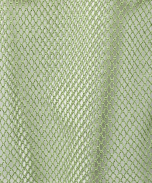 niko and...（ニコアンド）の「リメイク風メッシュプルオーバー（Tシャツ/カットソー・レディース・グリーン/オフホワイト/ブラック・FREE）」の22枚目の写真