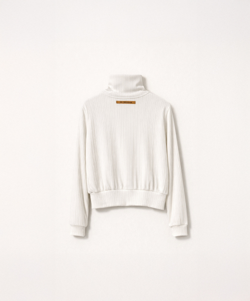 320SHOWROOM（320ショールーム）の「Covered Button Short Cardigan Ivory（カーディガン/ボレロ・レディース・アイボリー・FREE）」の4枚目の写真