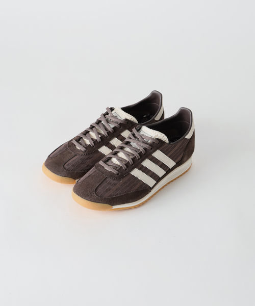 IENA(イエナ)の「adidas originals SL72 OG W スニーカー KJ6147/JQ9870(スニーカー・レディース・アイボリー/ブラウン・24.5cm/24cm/25cm/23.5cm/23cm)」の3枚目の写真