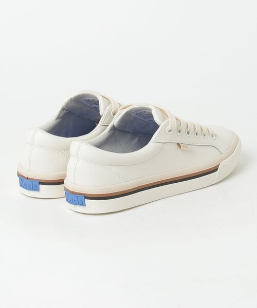 Keds(ケッズ)の「Keds ケッズ ジャンプ キック レザー フォクシング ストライプ ナチュラルホワイト(スニーカー・レディース・オフホワイト・25.0cm/22.5cm/23.0cm/24.0cm/24.5cm/23.5cm)」の8枚目の写真