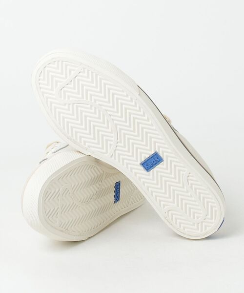 Keds(ケッズ)の「Keds ケッズ ジャンプ キック レザー フォクシング ストライプ ナチュラルホワイト(スニーカー・レディース・オフホワイト・25.0cm/22.5cm/23.0cm/24.0cm/24.5cm/23.5cm)」の9枚目の写真