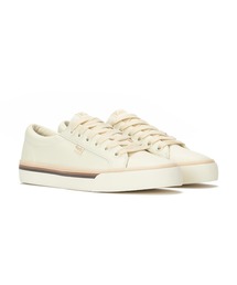 Keds ケッズ ジャンプ キック レザー フォクシング ストライプ ナチュラルホワイト