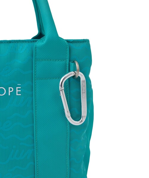 JUN&ROPE'（ジュンアンドロペ）の「チャーム付きカートバッグ/ユニセックス（トートバッグ・レディース・ターコイズブルー/ホワイト/ブラック・FREE）」の5枚目の写真