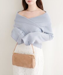 natural couture | カシュクールフレア袖ニット(ニット/セーター)