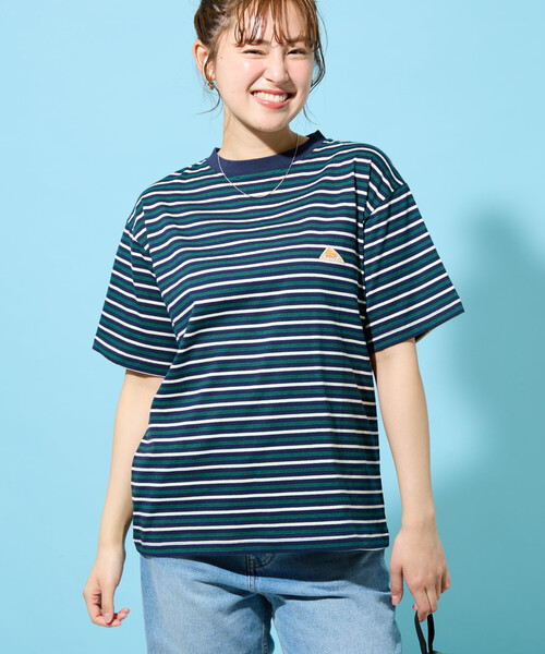 FREAK'S STORE（フリークスストア）の「限定展開 KELTY × FREAK'S STORE/ケルティ 別注 ボーダー 半袖 Tシャツ（Tシャツ/カットソー・レディース・ブラウン/ネイビー/ナチュラル/グレー・ﾌﾘ-）」の11枚目の写真