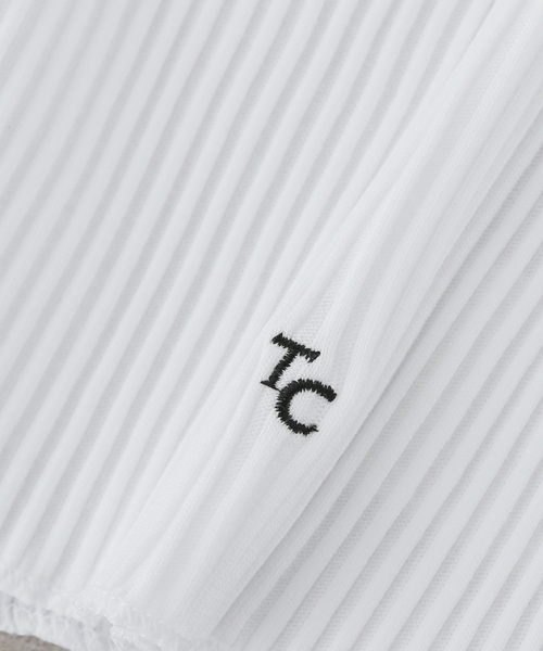 plage（プラージュ）の「《一部店舗・WEB限定》TANC TOKYO / タンクトウキョウ SUPER SHORT SKIN トップス（タンクトップ・レディース・ホワイト/ブラック・FREE）」の8枚目の写真