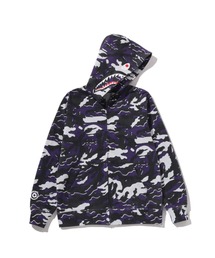 a bathing ape ジップパーカー　ジャンパー　アウター A BATHING APE® カモフラージュ ジップパーカー | ブラック | FARFETCH JP