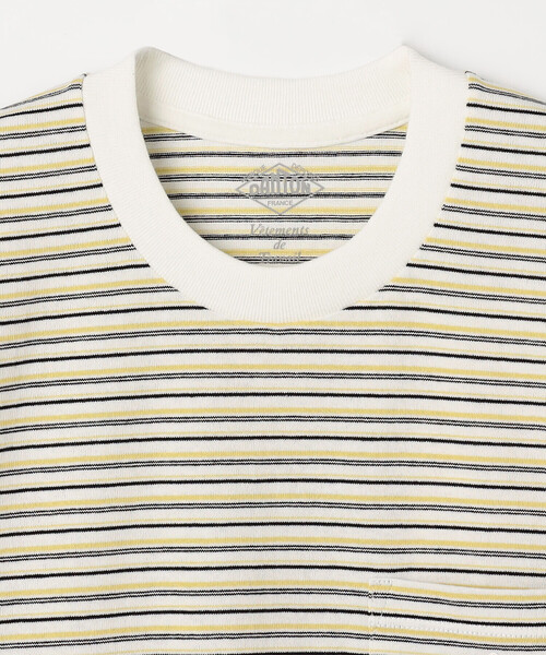 DANTON(ダントン)の「DANTON | マルチボーダー ポケットクルーネックTシャツ WOMEN(Tシャツ/カットソー・レディース・ホワイト系その他5/ブルー系その他5/レッド系その他/イエロー系その他/ブルー系その他・S/M)」の19枚目の写真