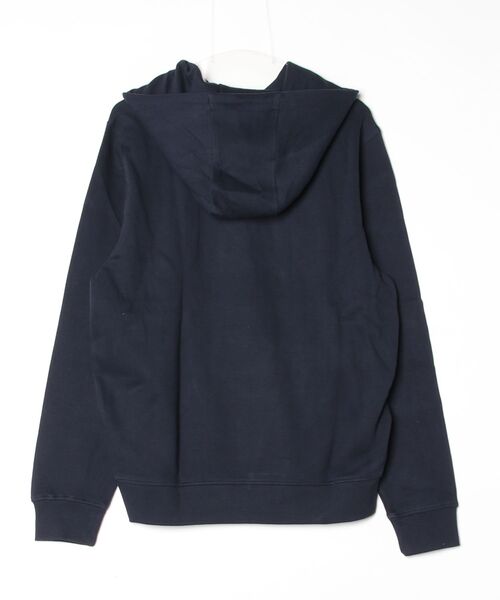 Guess（ゲス）の「TEXTURED Patch Logo Hoodie パーカー ロゴパーカー（パーカー・メンズ・ダークネイビー・LARGE/MEDIUM/SMALL/X-LARGE/XX-LARGE）」の2枚目の写真