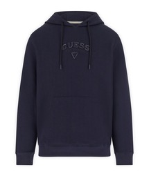 Guess | TEXTURED Patch Logo Hoodie パーカー ロゴパーカー(パーカー)