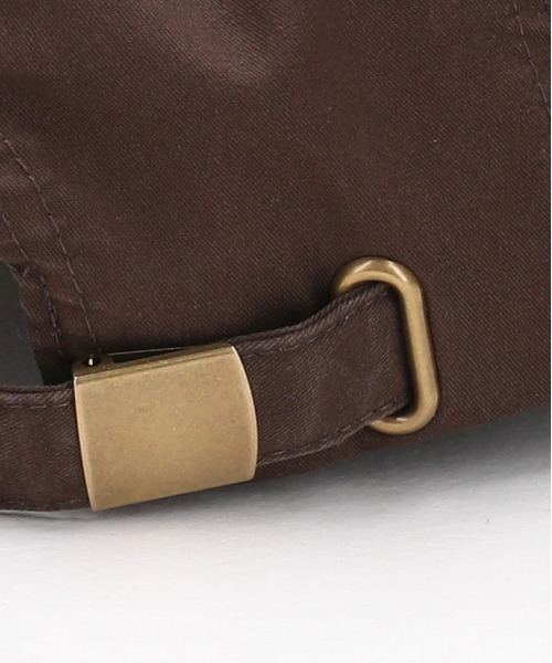 BACK NUMBER(バックナンバー)の「【BACK NUMBER】サークル刺繍キャップ (コットンツイル / ベンチレーション / アンティークバックル)(キャップ・メンズ・ブラウン/ホワイト/ネイビー・フリー)」の10枚目の写真