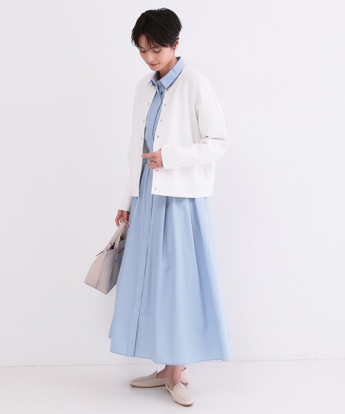 OPAQUE.CLIP（オペークドットクリップ）の「スナップボタンニットカーディガン【洗濯機OK/抗ピル】（カーディガン/ボレロ・レディース・ブラック/ピンク系/ライトグレー/ホワイト・40/38/36/42）」の15枚目の写真