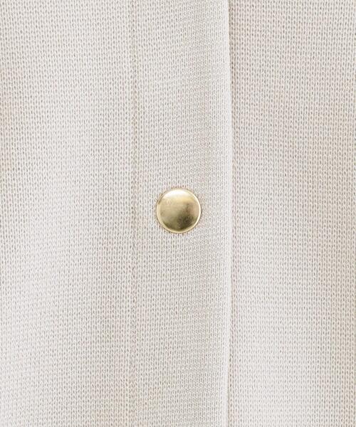 OPAQUE.CLIP（オペークドットクリップ）の「スナップボタンニットカーディガン【洗濯機OK/抗ピル】（カーディガン/ボレロ・レディース・ブラック/ピンク系/ライトグレー/ホワイト・40/38/36/42）」の10枚目の写真