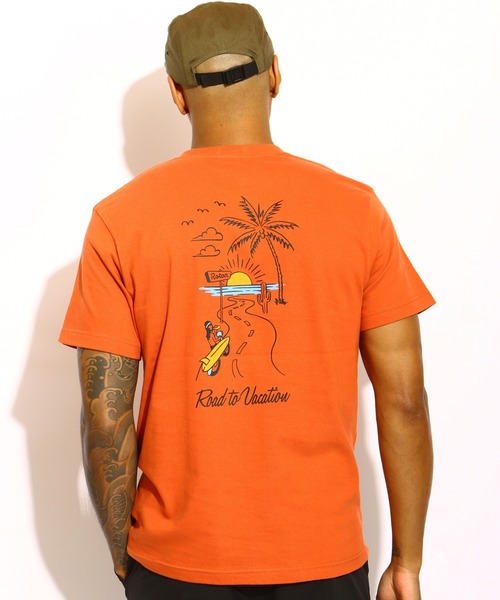 ROTAR(ローター)の「Road to Vacation Tee(Tシャツ/カットソー・メンズ・ネイビー/サンドグレー/ブラック系その他/オレンジ系その他・SMALL/MEDIUM/LARGE/X-LARGE)」の9枚目の写真