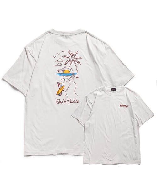 ROTAR(ローター)の「Road to Vacation Tee(Tシャツ/カットソー・メンズ・ネイビー/サンドグレー/ブラック系その他/オレンジ系その他・SMALL/MEDIUM/LARGE/X-LARGE)」の10枚目の写真
