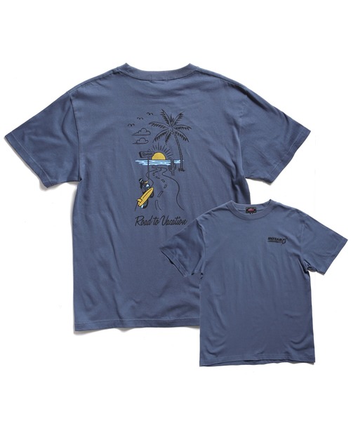 ROTAR(ローター)の「Road to Vacation Tee(Tシャツ/カットソー・メンズ・ネイビー/サンドグレー/ブラック系その他/オレンジ系その他・SMALL/MEDIUM/LARGE/X-LARGE)」の11枚目の写真