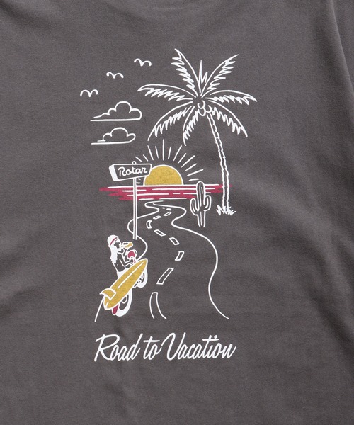 ROTAR(ローター)の「Road to Vacation Tee(Tシャツ/カットソー・メンズ・ネイビー/サンドグレー/ブラック系その他/オレンジ系その他・SMALL/MEDIUM/LARGE/X-LARGE)」の16枚目の写真