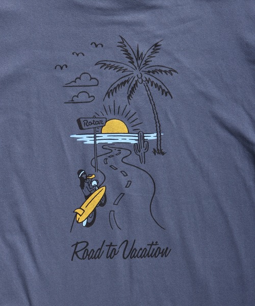 ROTAR(ローター)の「Road to Vacation Tee(Tシャツ/カットソー・メンズ・ネイビー/サンドグレー/ブラック系その他/オレンジ系その他・SMALL/MEDIUM/LARGE/X-LARGE)」の18枚目の写真