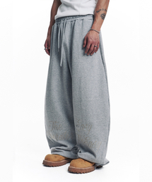 EASY NO EASY（イージーノーイージー）の「レタリングビッグロゴバルーンスウェットパンツ - グレー（スウェットパンツ）」