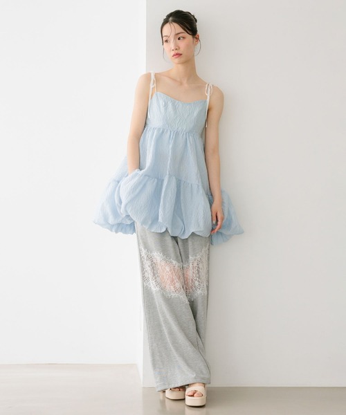 Heather(ヘザー)の「ジャガードバルーンリボンミニワンピース 666275(ワンピース・レディース・ホワイト系その他/ブラック/ブルー・FREE)」の20枚目の写真