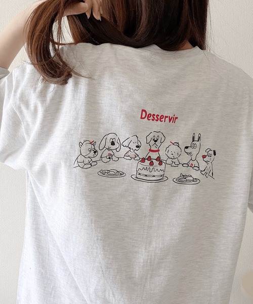 セール】バックプリントオーバーサイズTシャツ（Tシャツ/カットソー